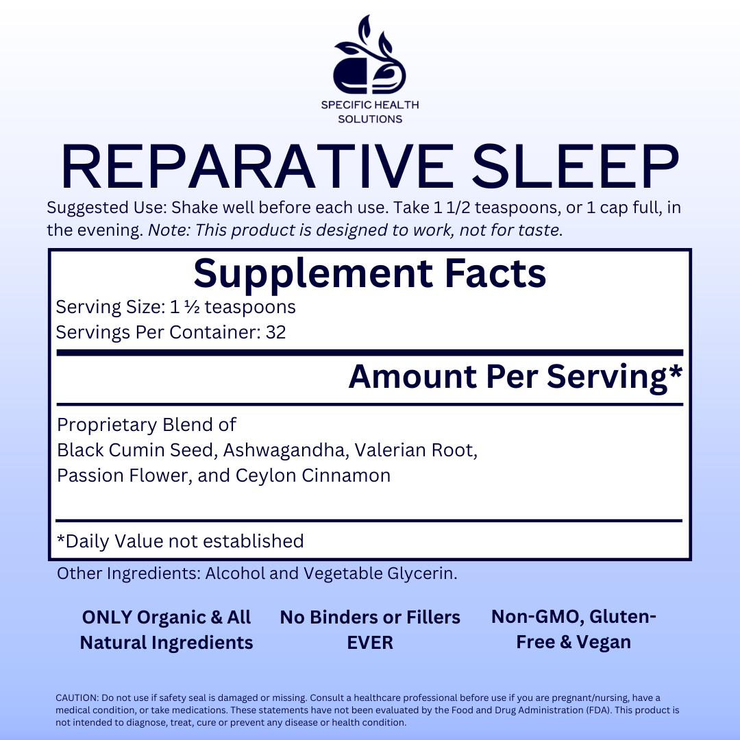 REPARATIVE SLEEP - All Natural Sleep Support