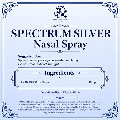 SPECTRUM SILVER AG+ Nasal Spray