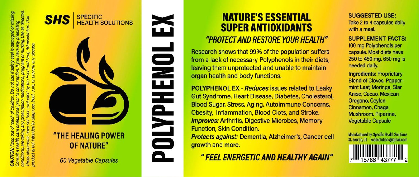 POLYPHENOL EX - Nature's Super Antioxidant (60 capsules)