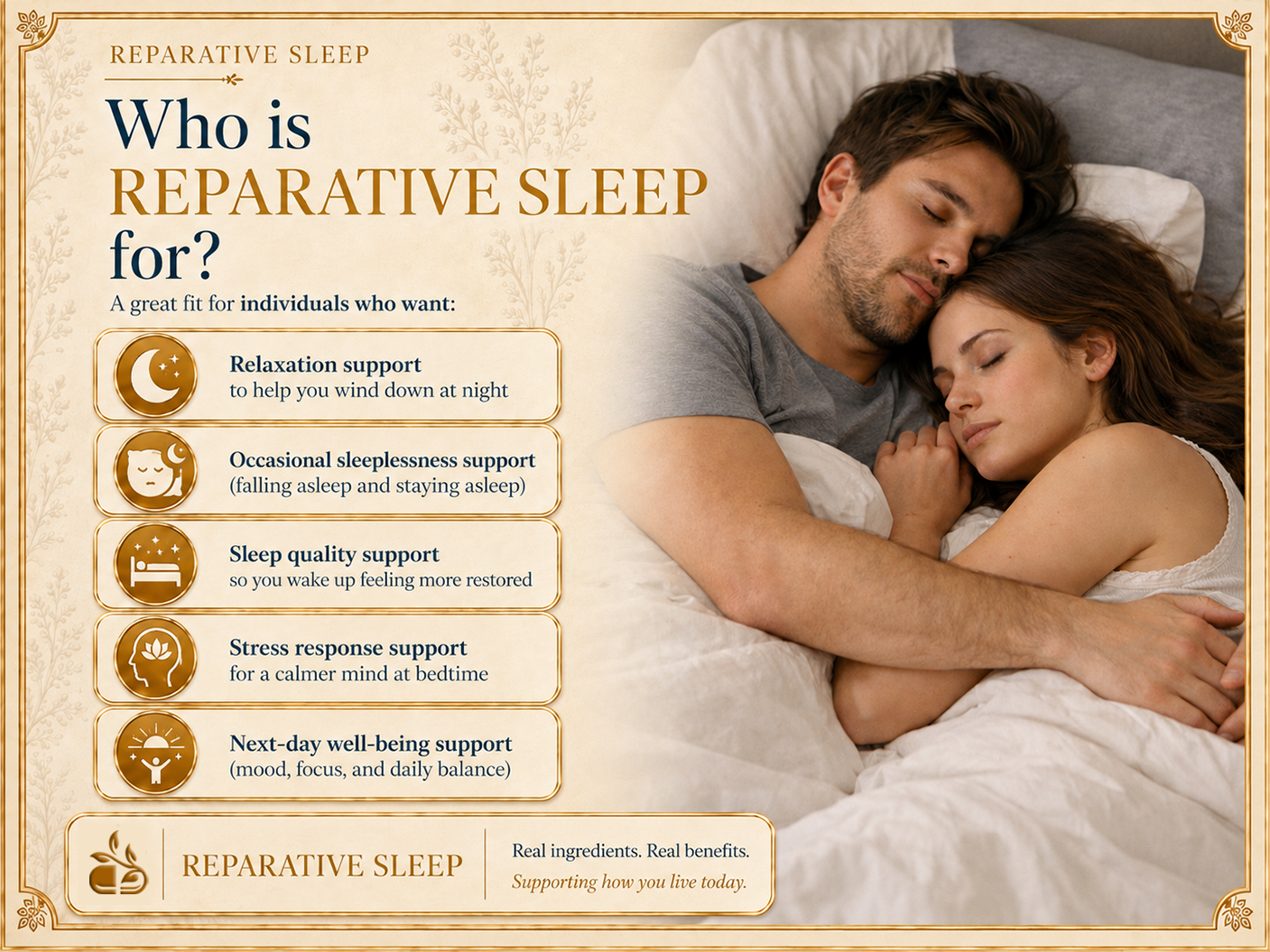 REPARATIVE SLEEP - All Natural Sleep Support